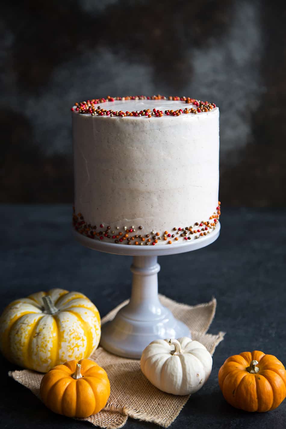 Cinnamon Maple Pumpkin Cake