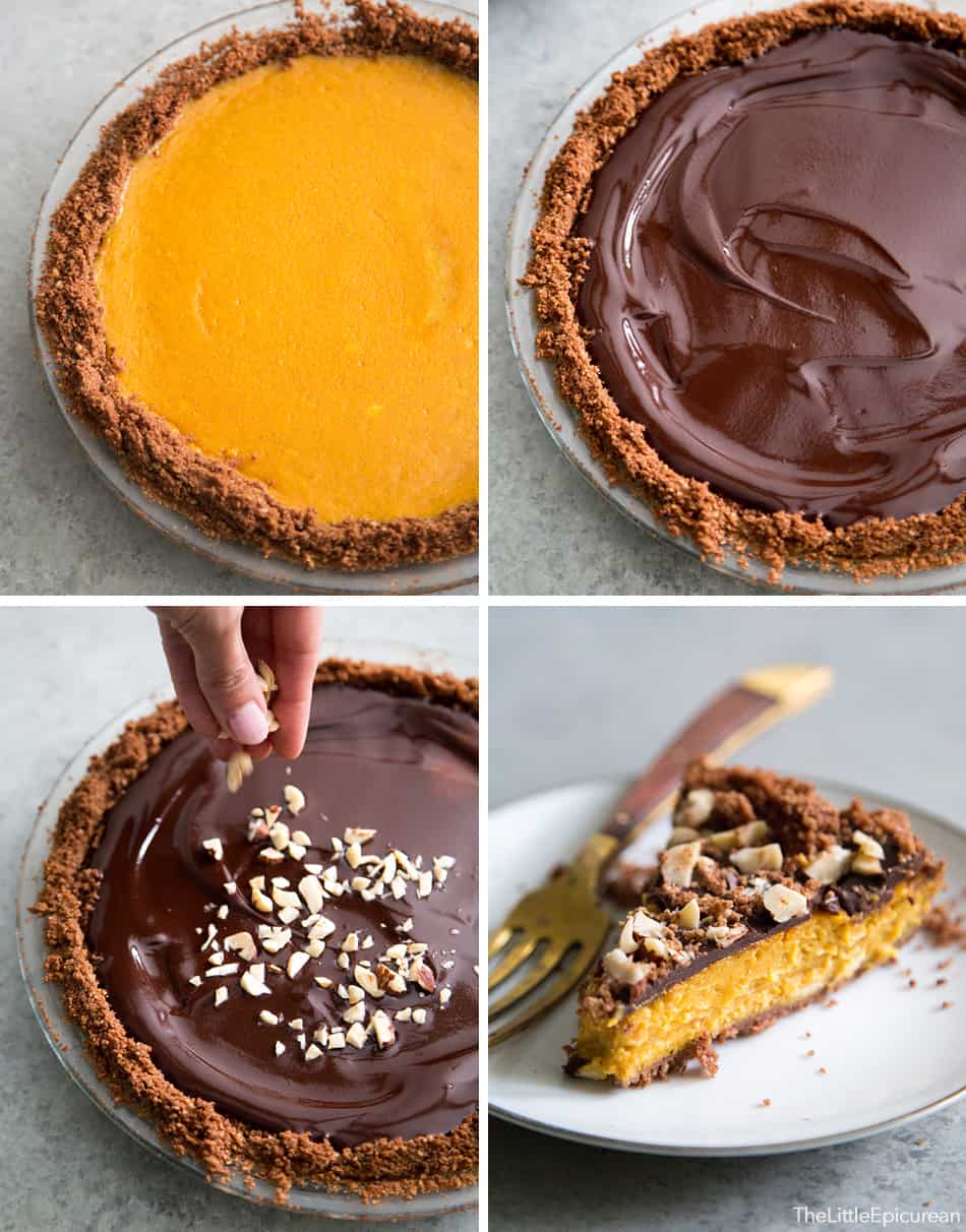 Chocolate Hazelnut Pumpkin Pie