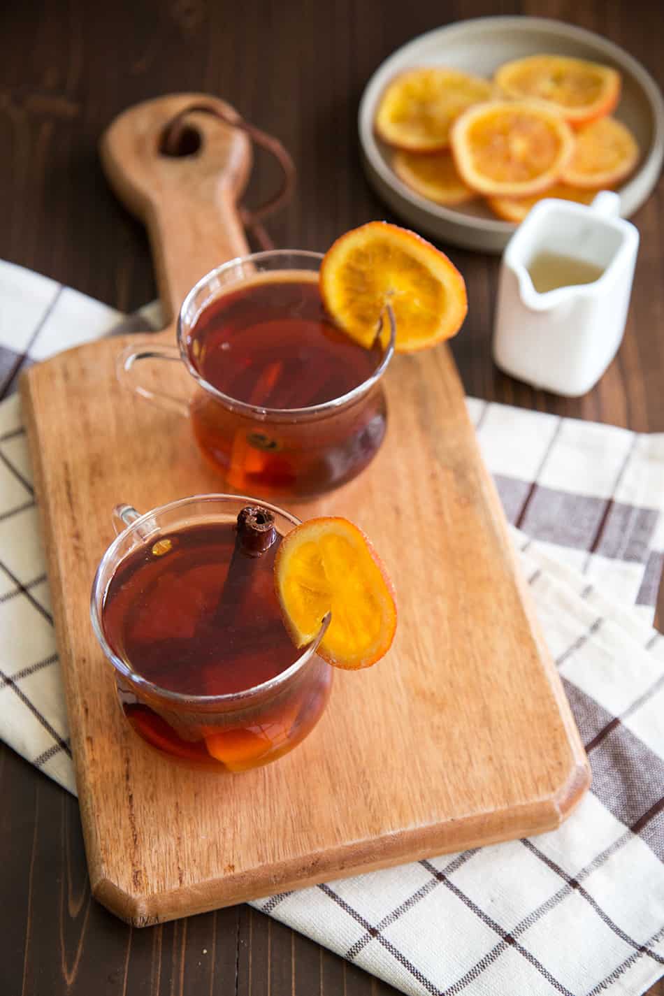 Orange Spiced Tea (Cinnamon Ginger Black Tea)- The Little Epicurean