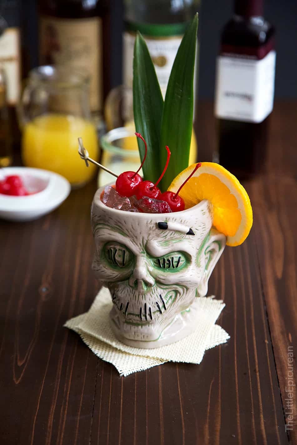 Zombie Cocktail (Tiki Cocktail) - The Little Epicurean Zombie Cocktail (Tiki Cocktail) - The Little Epicurean - 950 x 1425 jpeg 1000kB