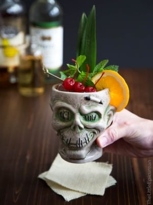 Zombie Cocktail (Tiki Cocktail Series)