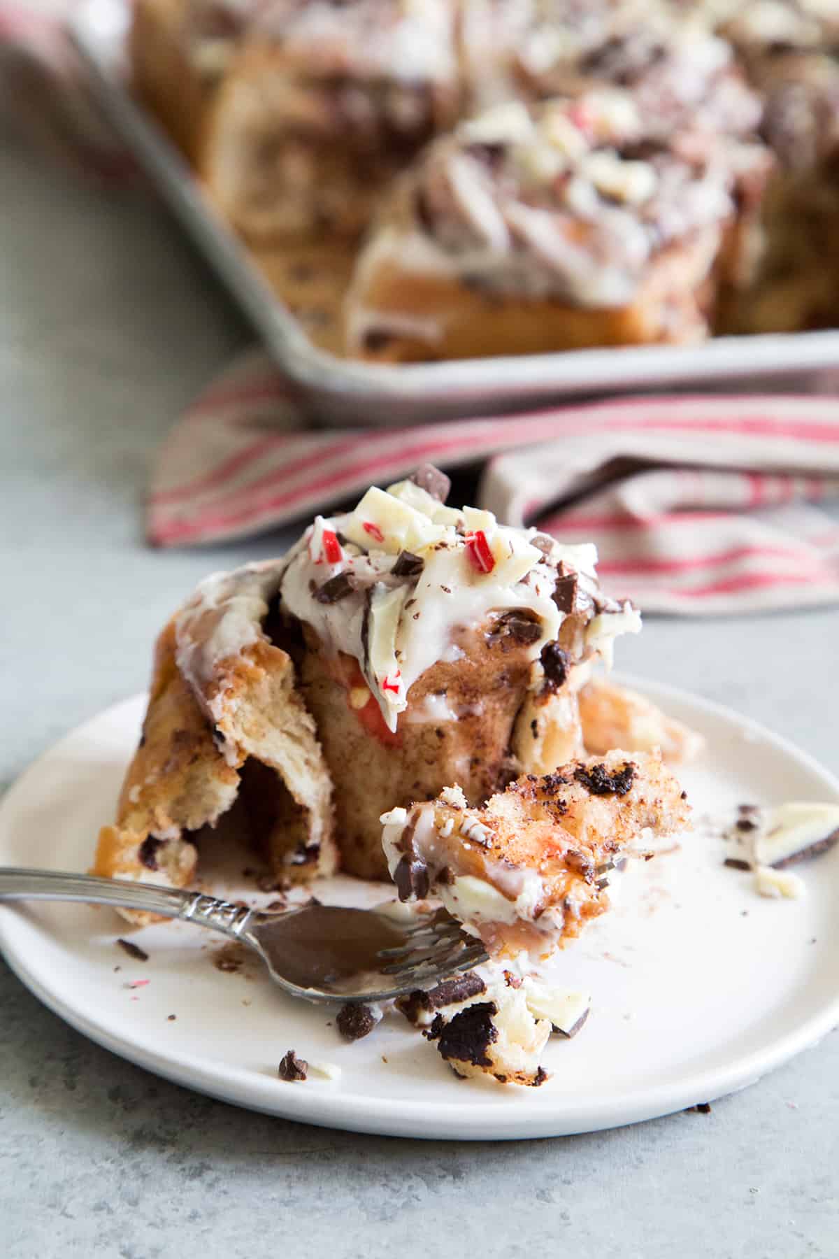 Peppermint Bark Rolls