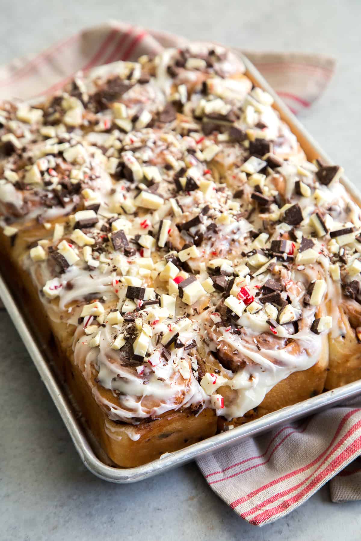 Peppermint Bark Rolls