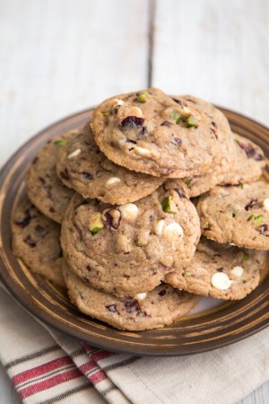 Pistachio Cranberry Holiday Cookies