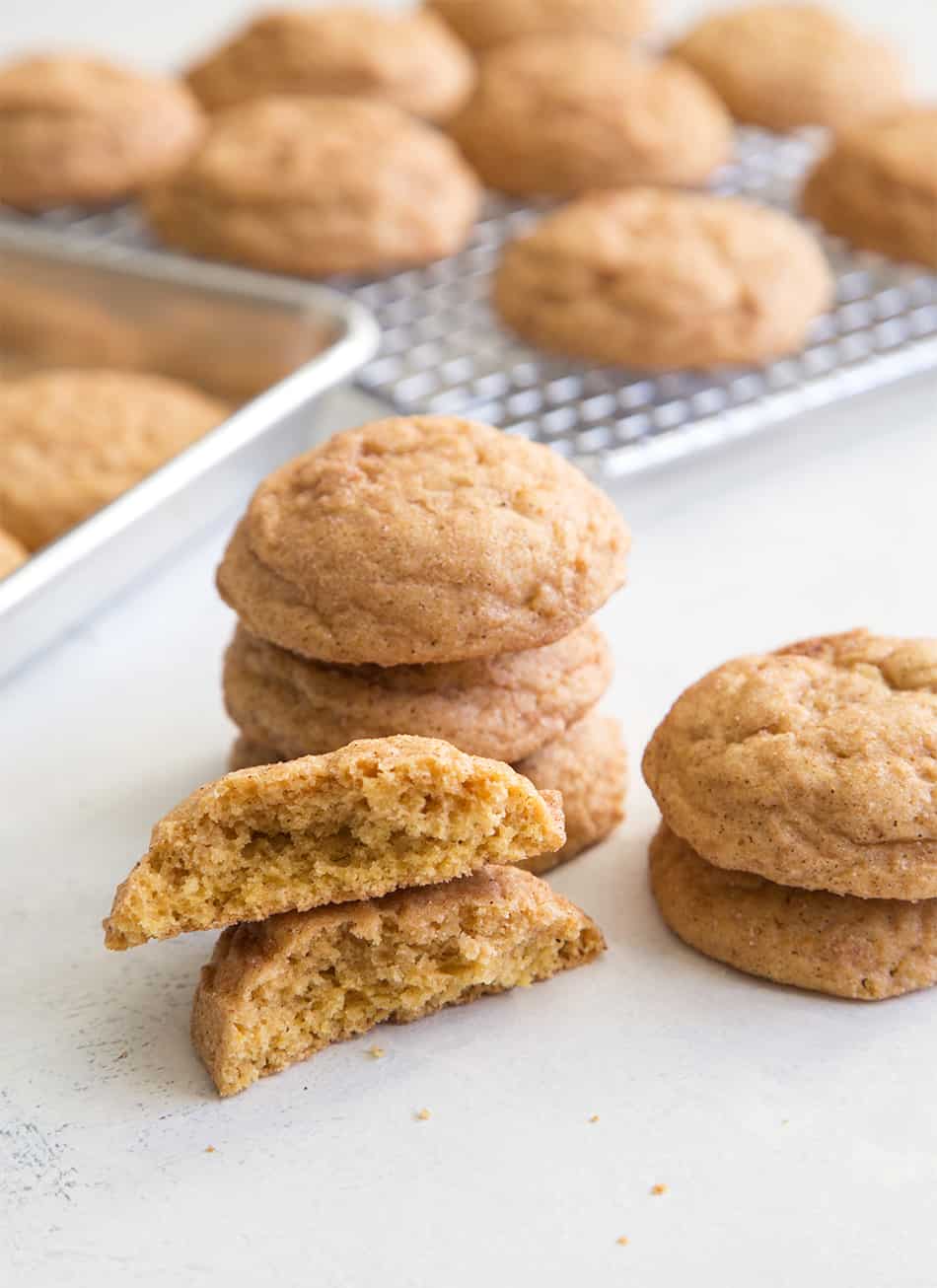 Pumpkin Snickerdoodle Cookies