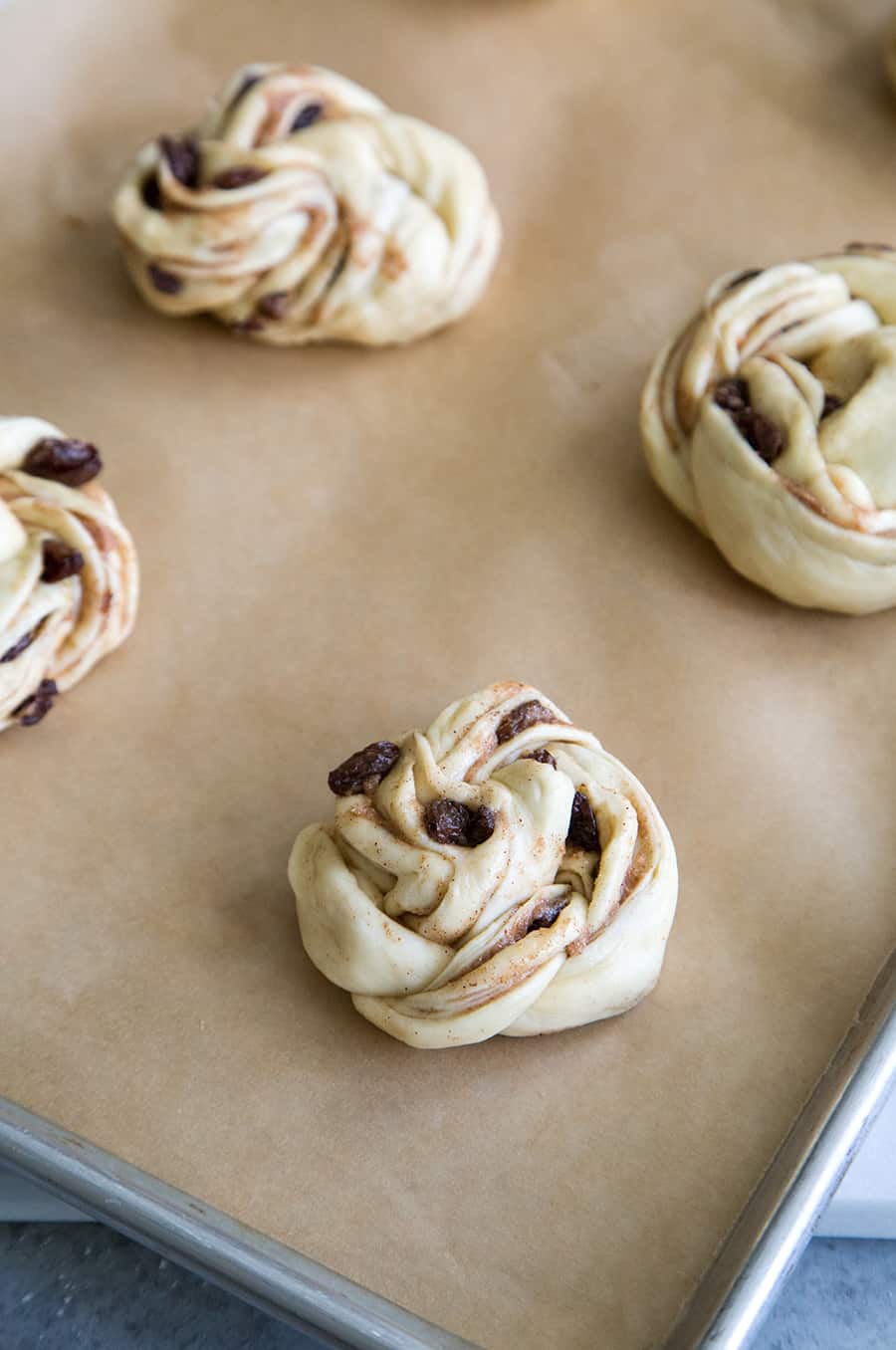 Rum Raisin Cinnamon Twisted Rolls