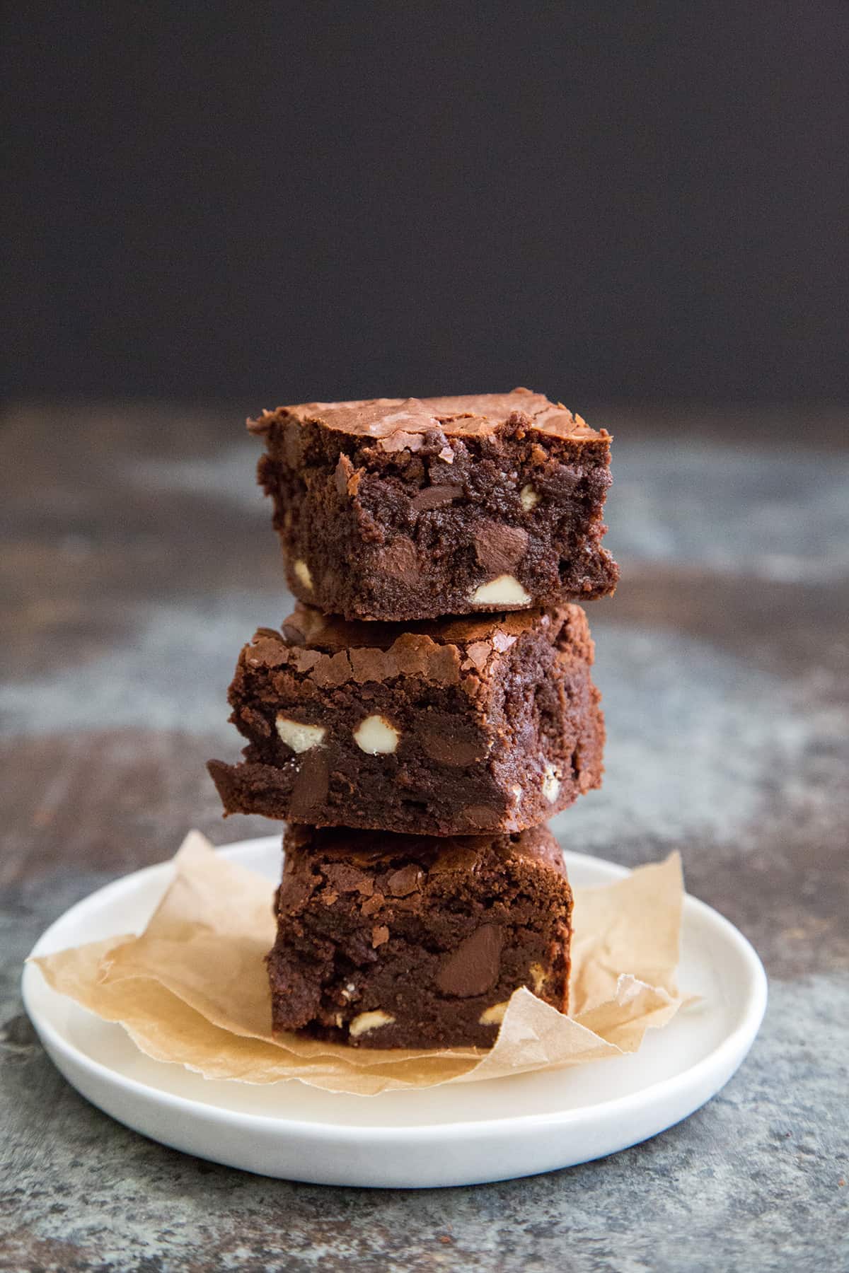 Triple Chocolate Brownies