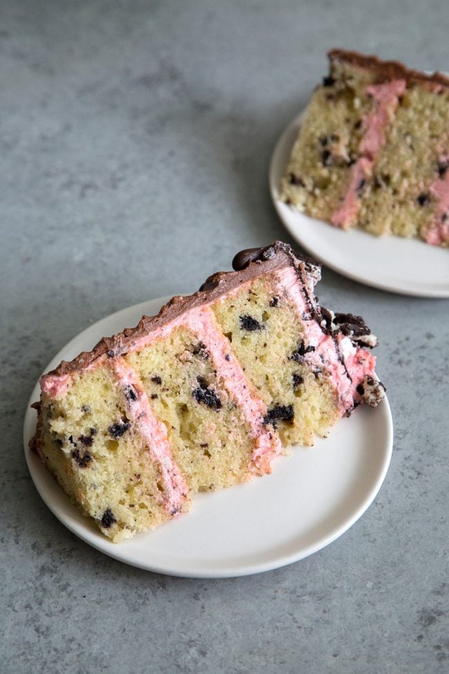 Cane Candy Cookies and Cream Cake