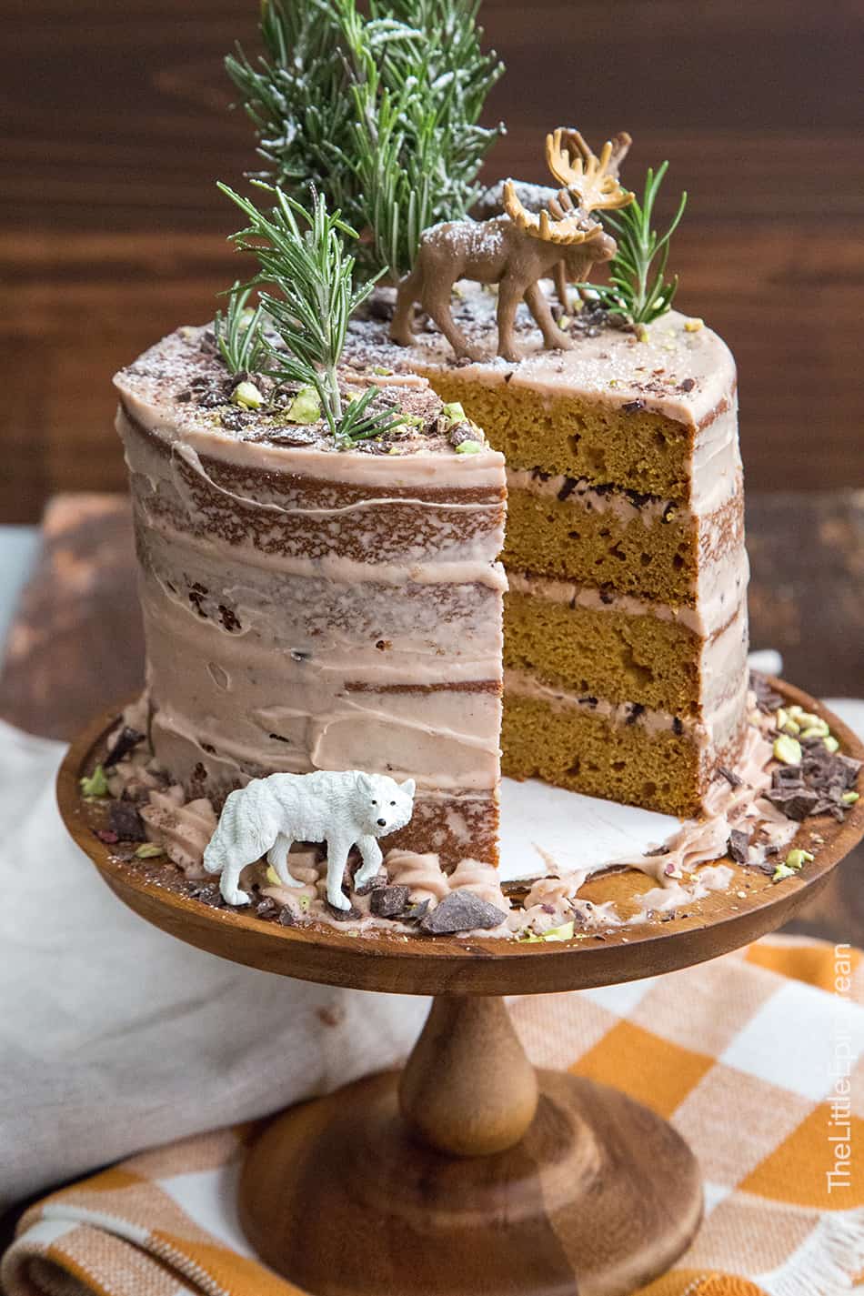 Forest Chocolate Pumpkin Cake