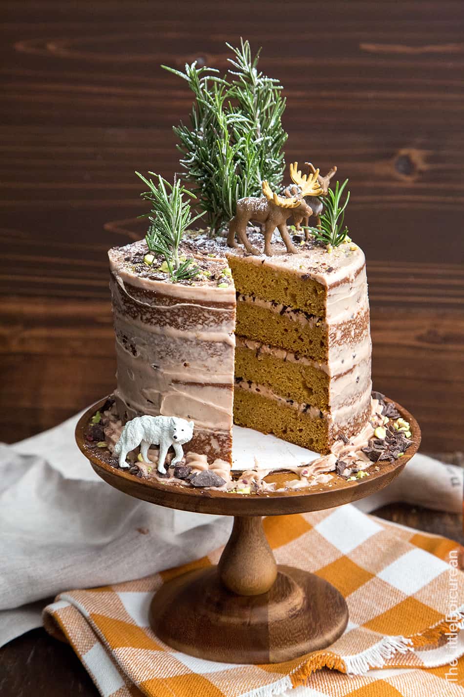 Forest Chocolate Pumpkin Cake