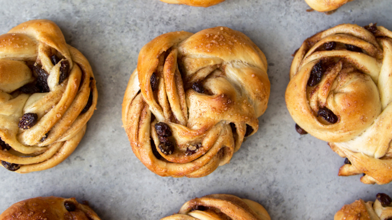 Rum Raisin Cinnamon Twisted Rolls