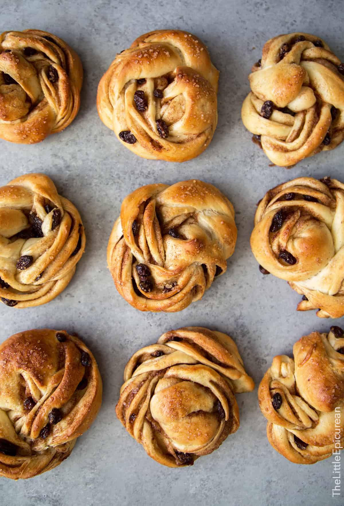 Rum Raisin Cinnamon Twisted Rolls