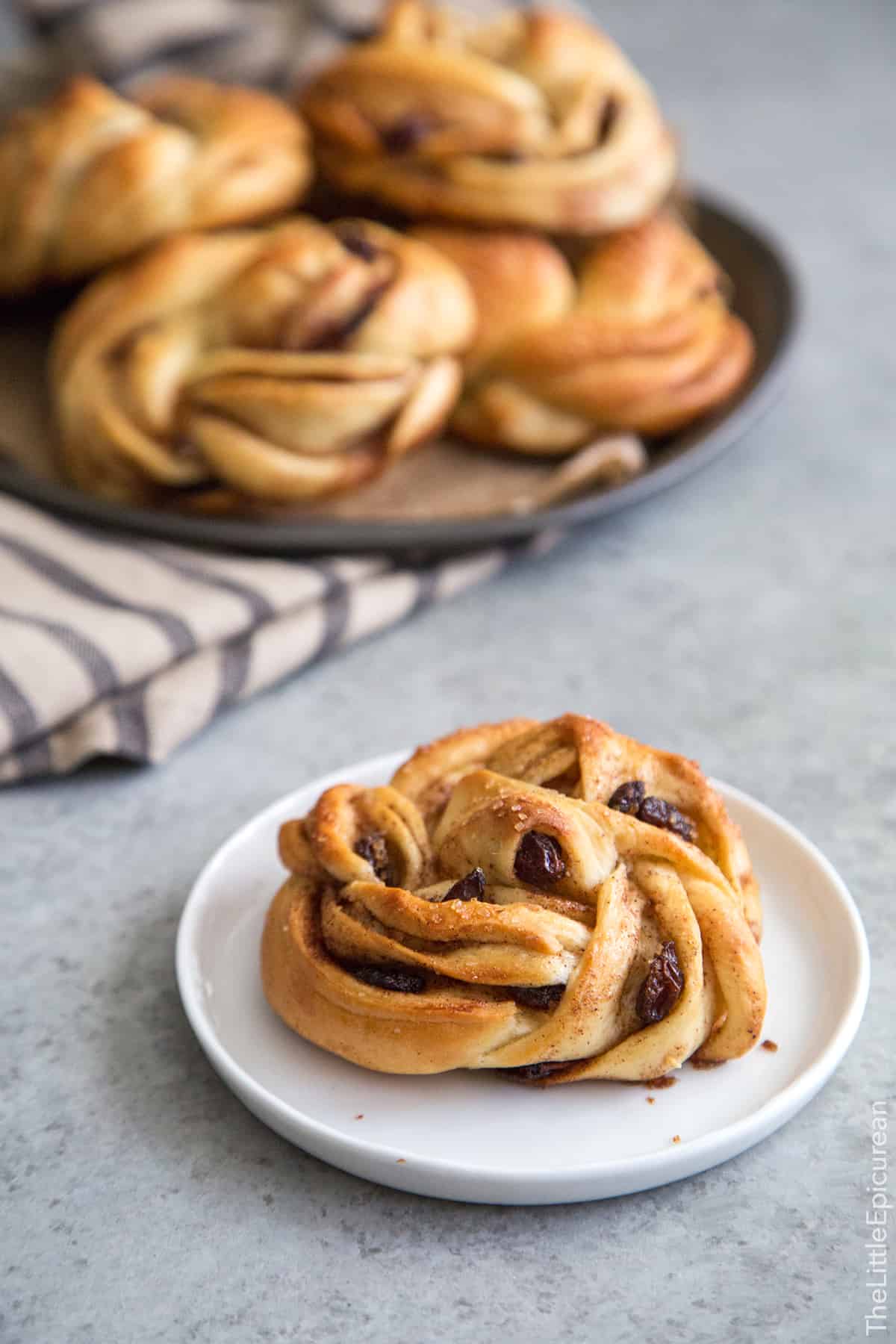 Rum Raisin Cinnamon Twisted Rolls