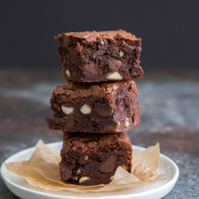 Triple Chocolate Brownies