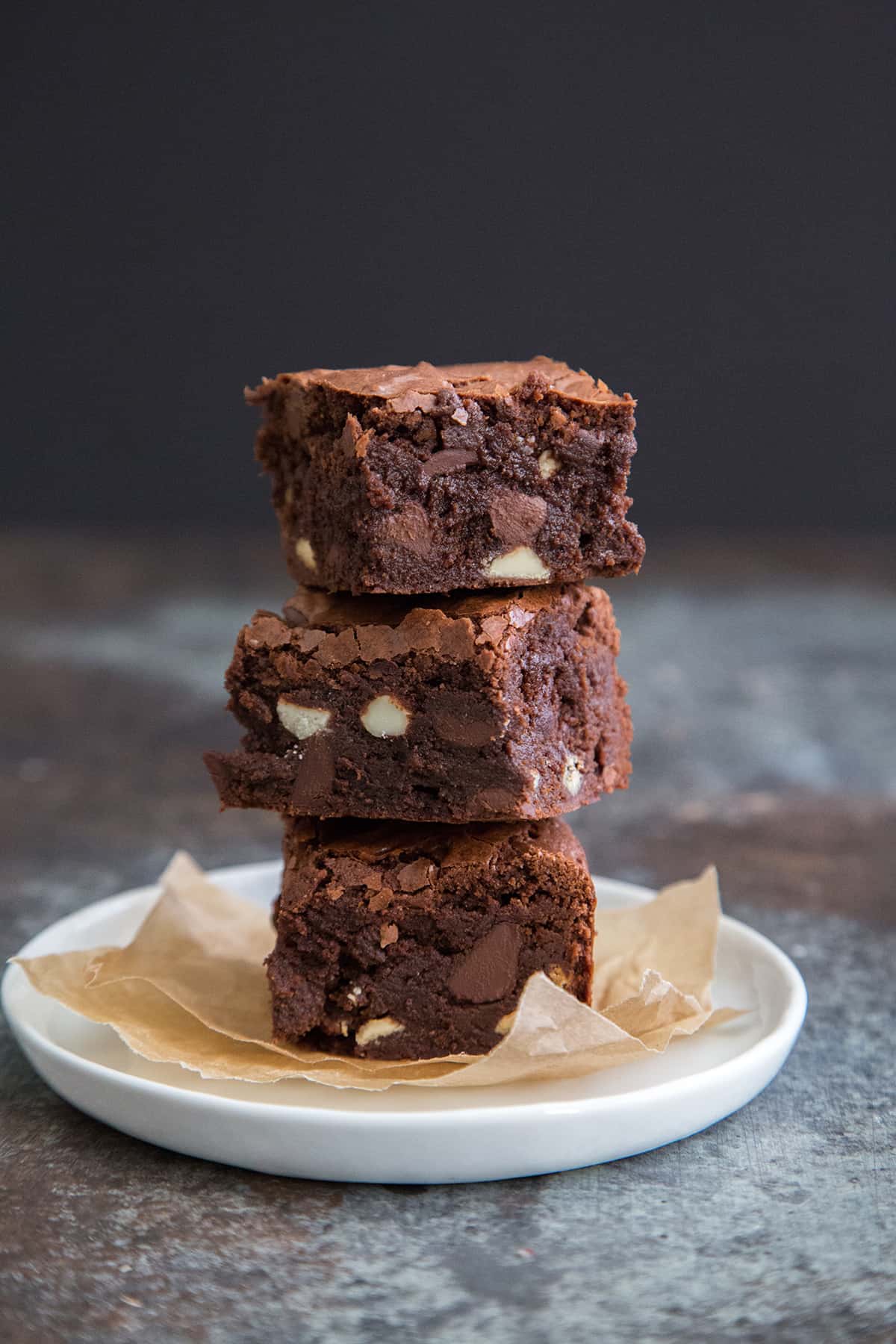 Triple Chocolate Brownies