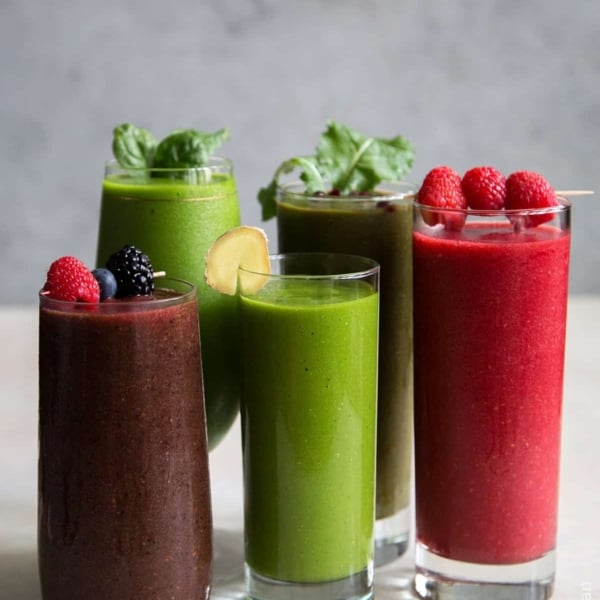 5 fruit and veggie smoothies