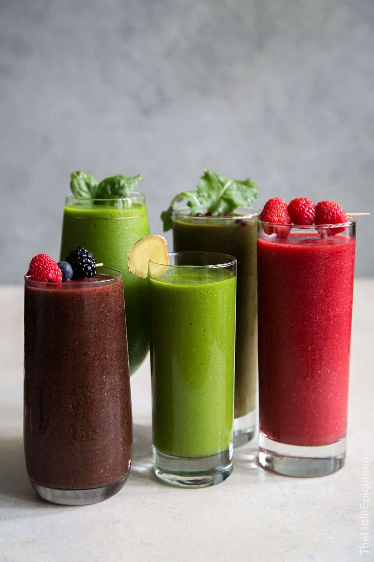 5 fruit and veggie smoothies