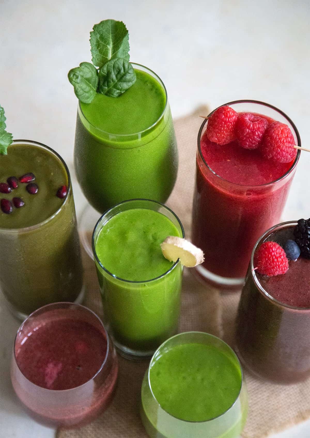 5 fruit and veggie smoothies