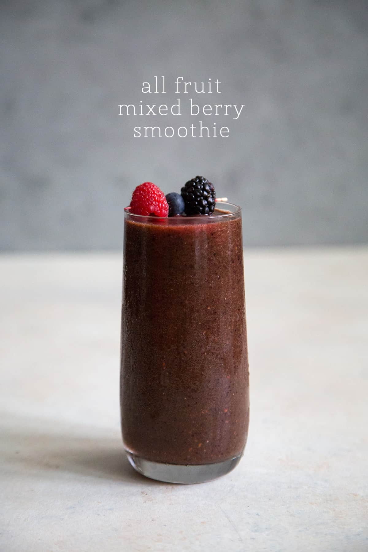 All Fruit Mixed Berry Smoothie