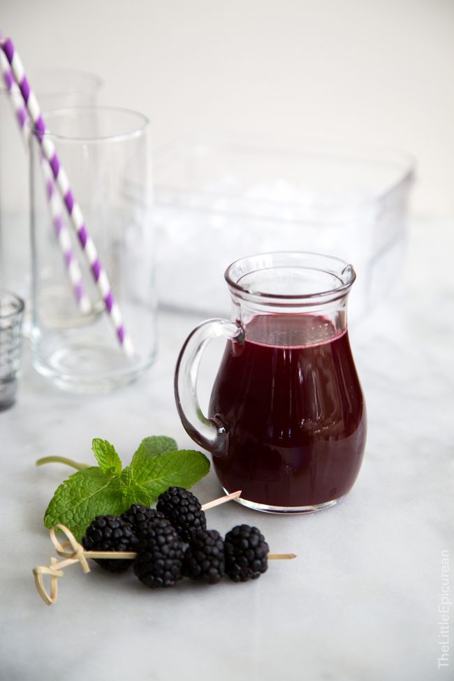 Blackberry Shrub The Little Epicurean