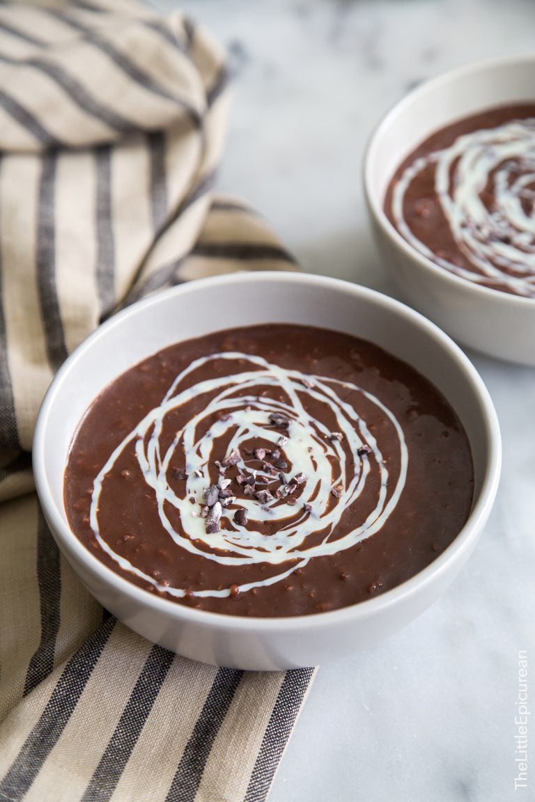 Champorado (Filipino Chocolate Rice Porridge)The Little Epicurean