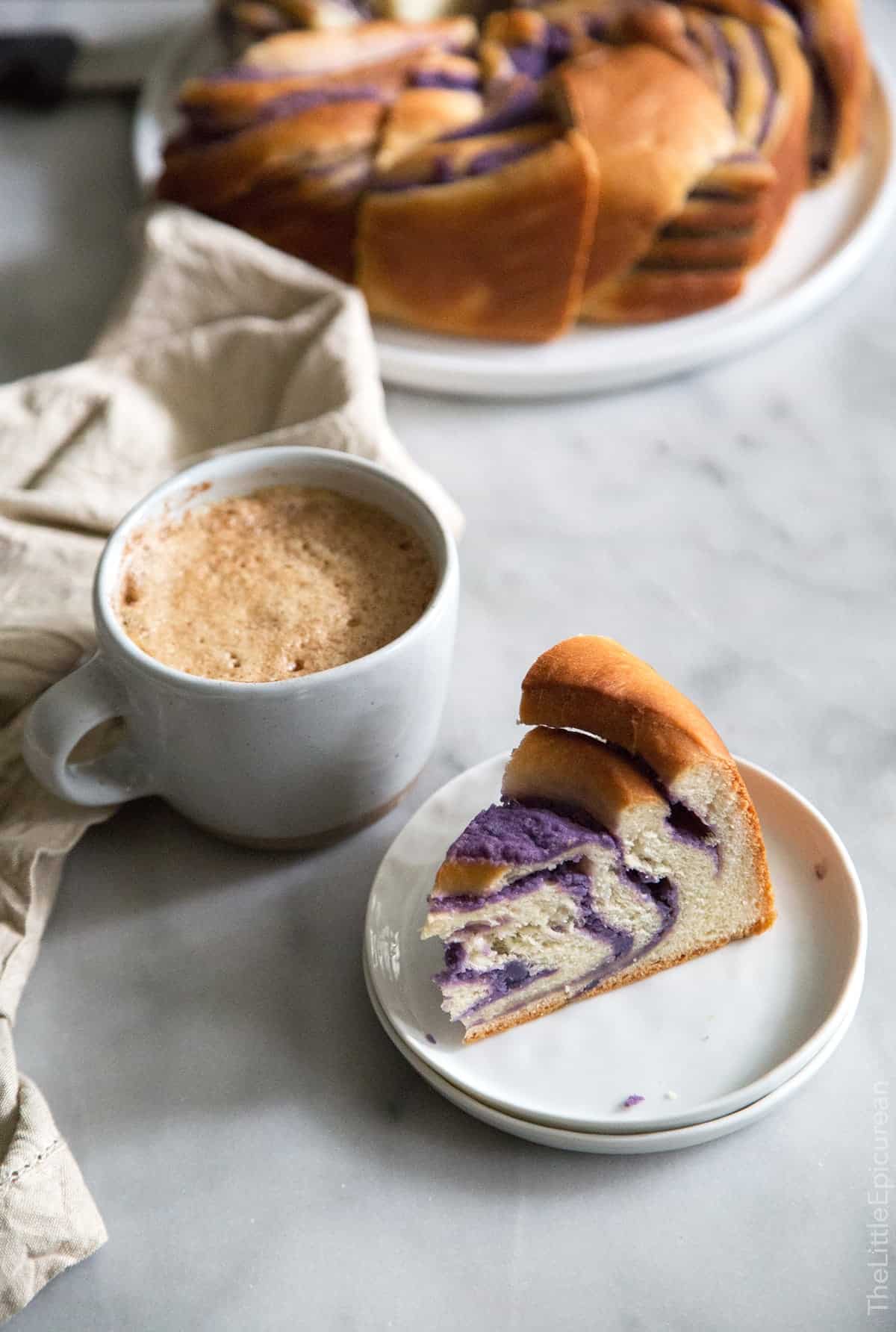 Ube Swirl Bread (Purple Yam)