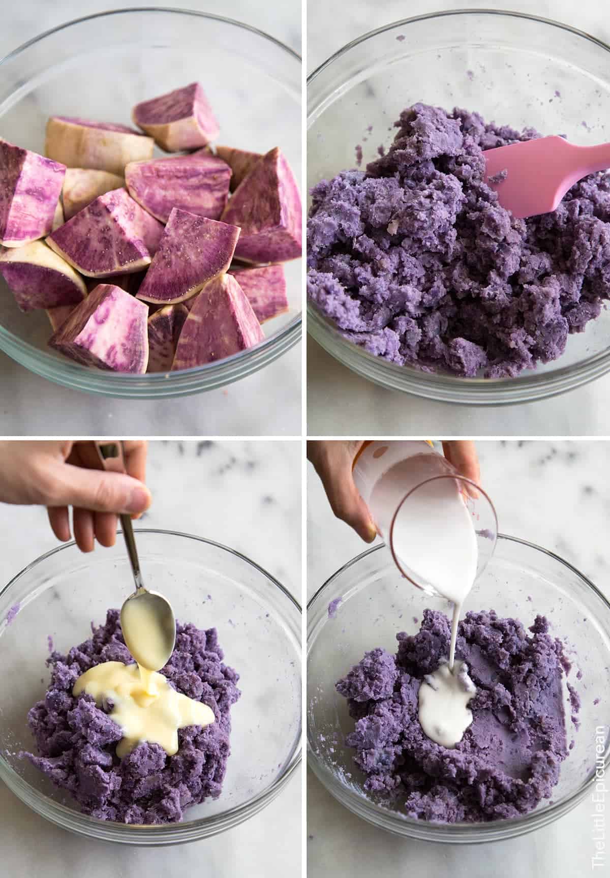 Ube Swirl Bread (Purple Yam)