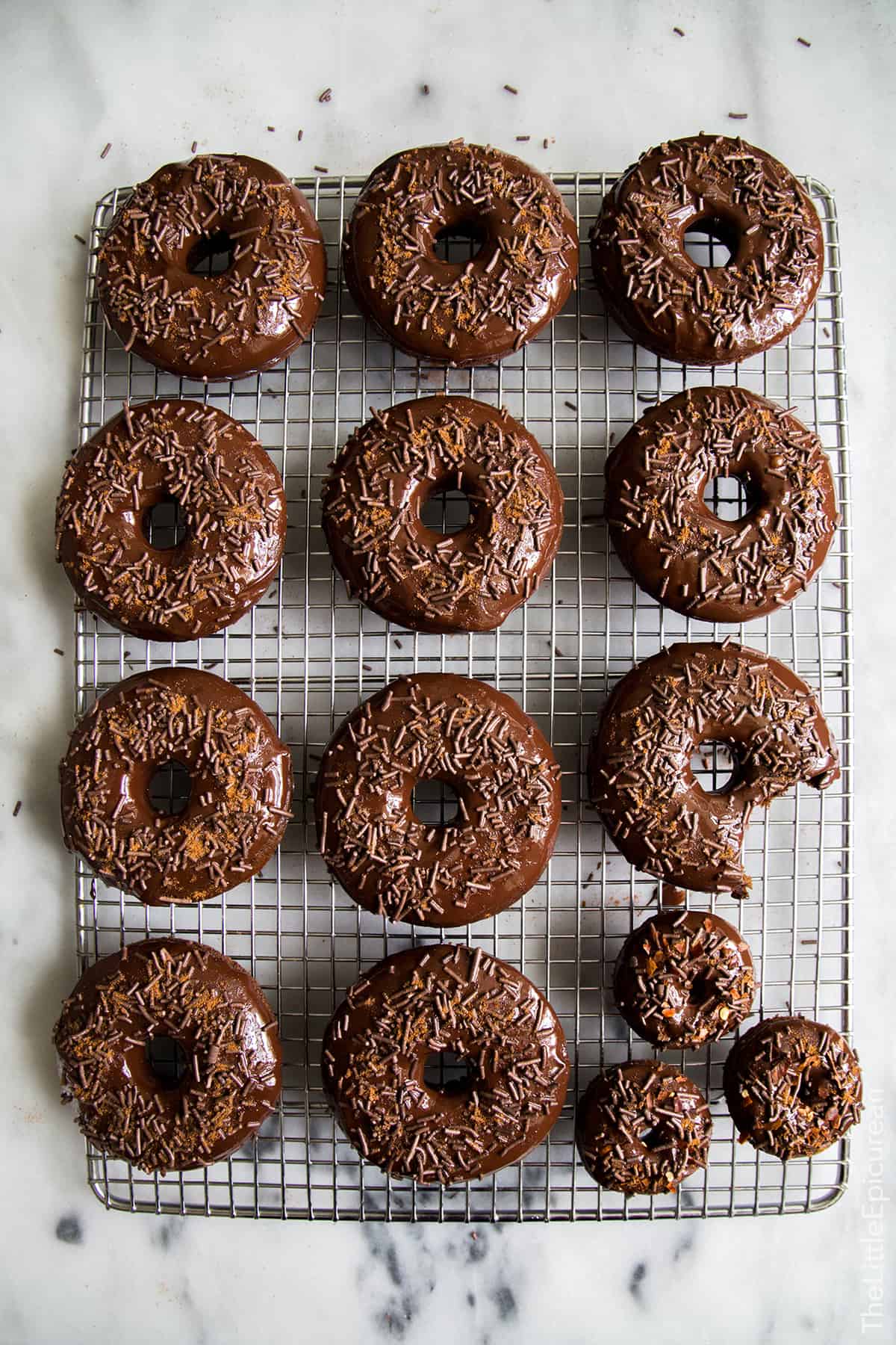 Baked Cayenne Chocolate Donuts