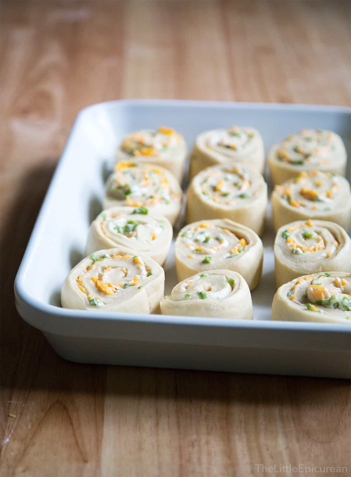 Cheddar Scallion Rolls