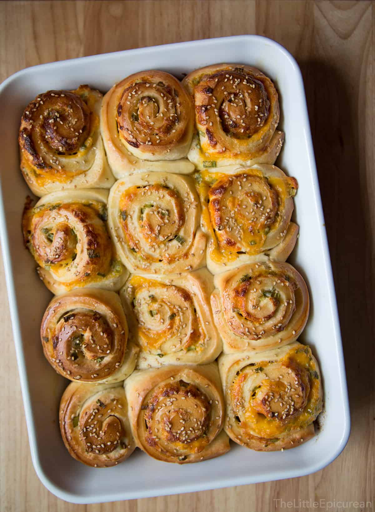 Cheddar Scallion Rolls