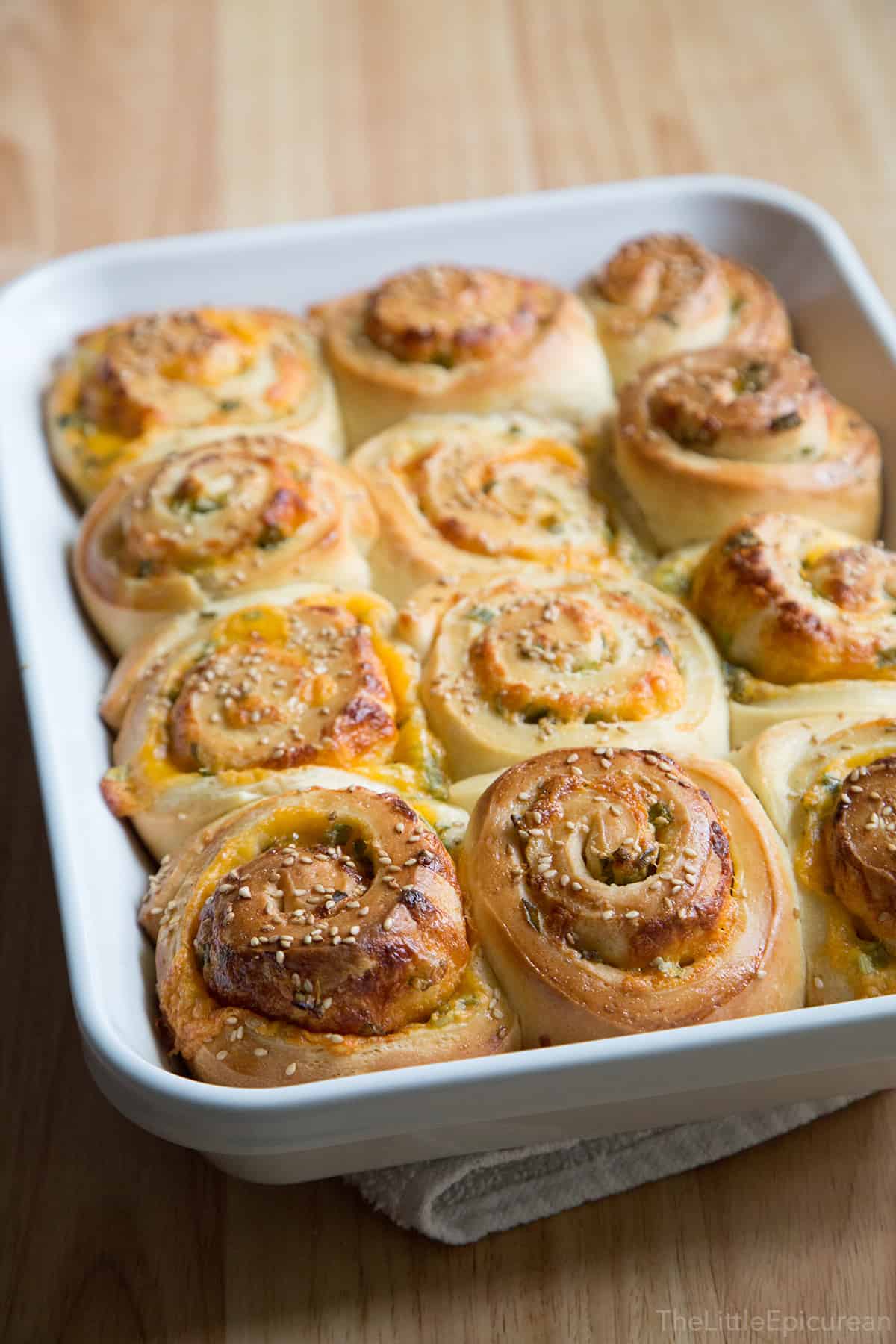 Cheddar Scallion Rolls