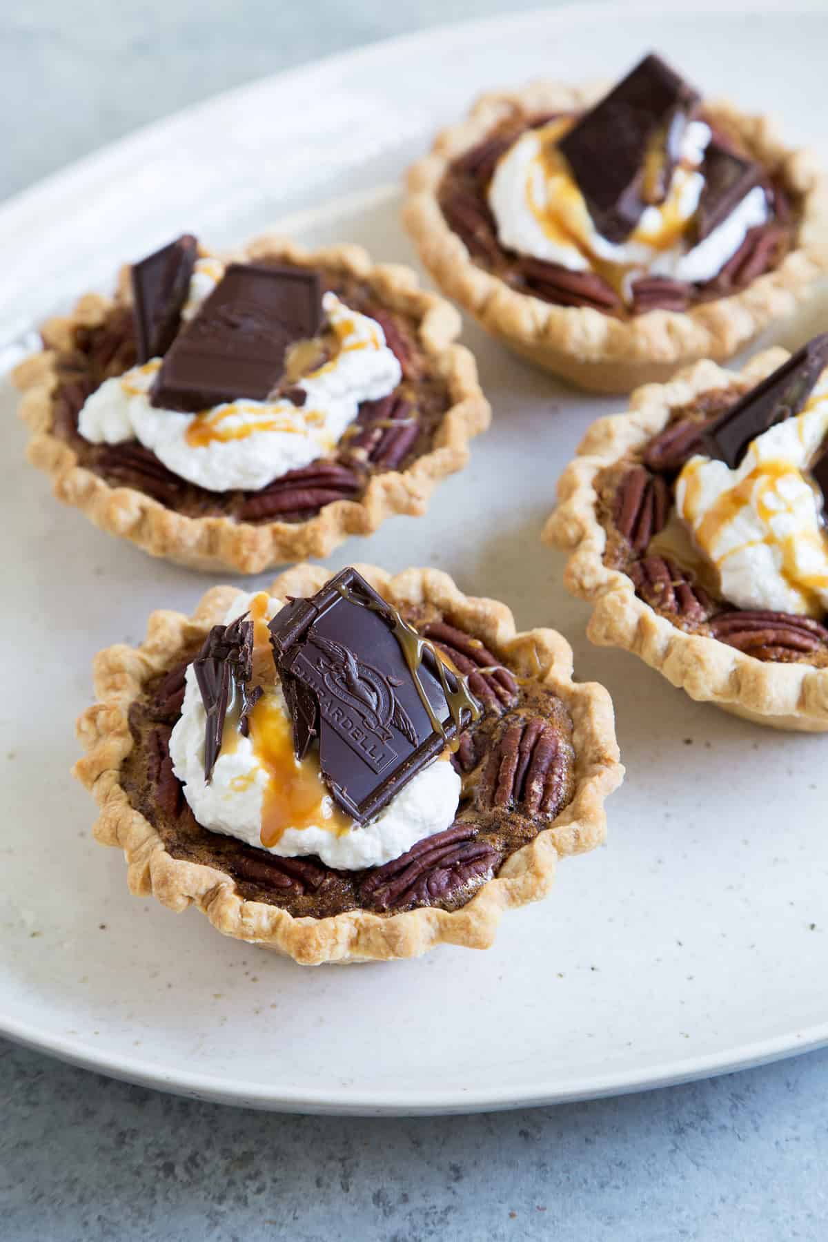 Mini Bourbon Caramel Derby Pies The Little Epicurean