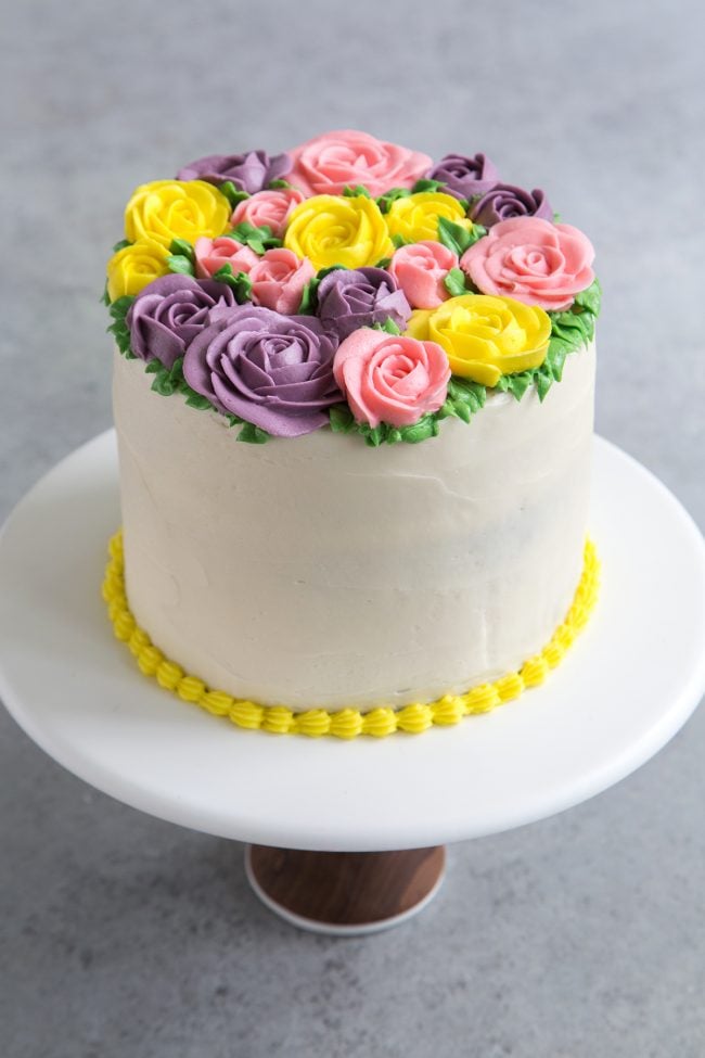 Buttercream Flowers Cake