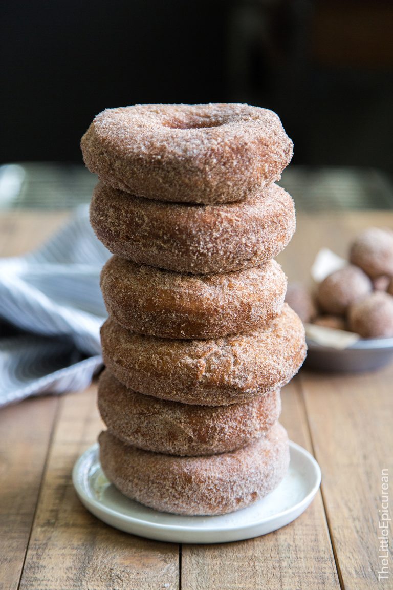 Buttermilk Doughnuts (cinnamon sugar coated) The Little Epicurean