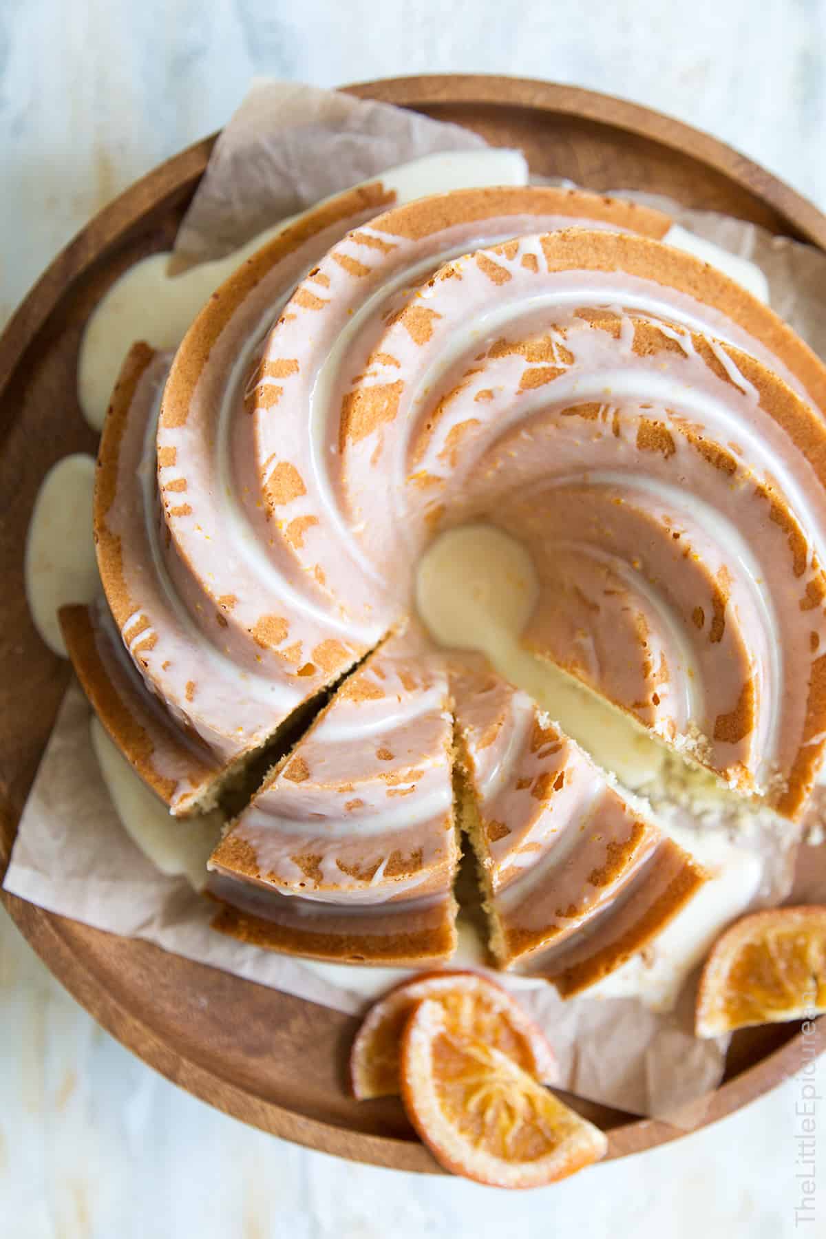 Orange Buttermilk Bundt Cake - The Little Epicurean