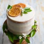 Orange Marmalade Cake with Orange Blossom Buttercream