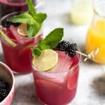 Blackberry Pineapple Rum Cocktail