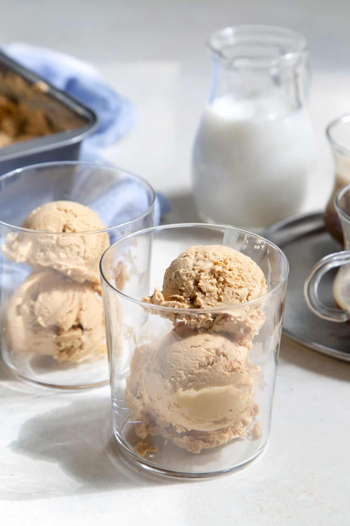 No Churn Espresso Dulce de Leche Ice Cream