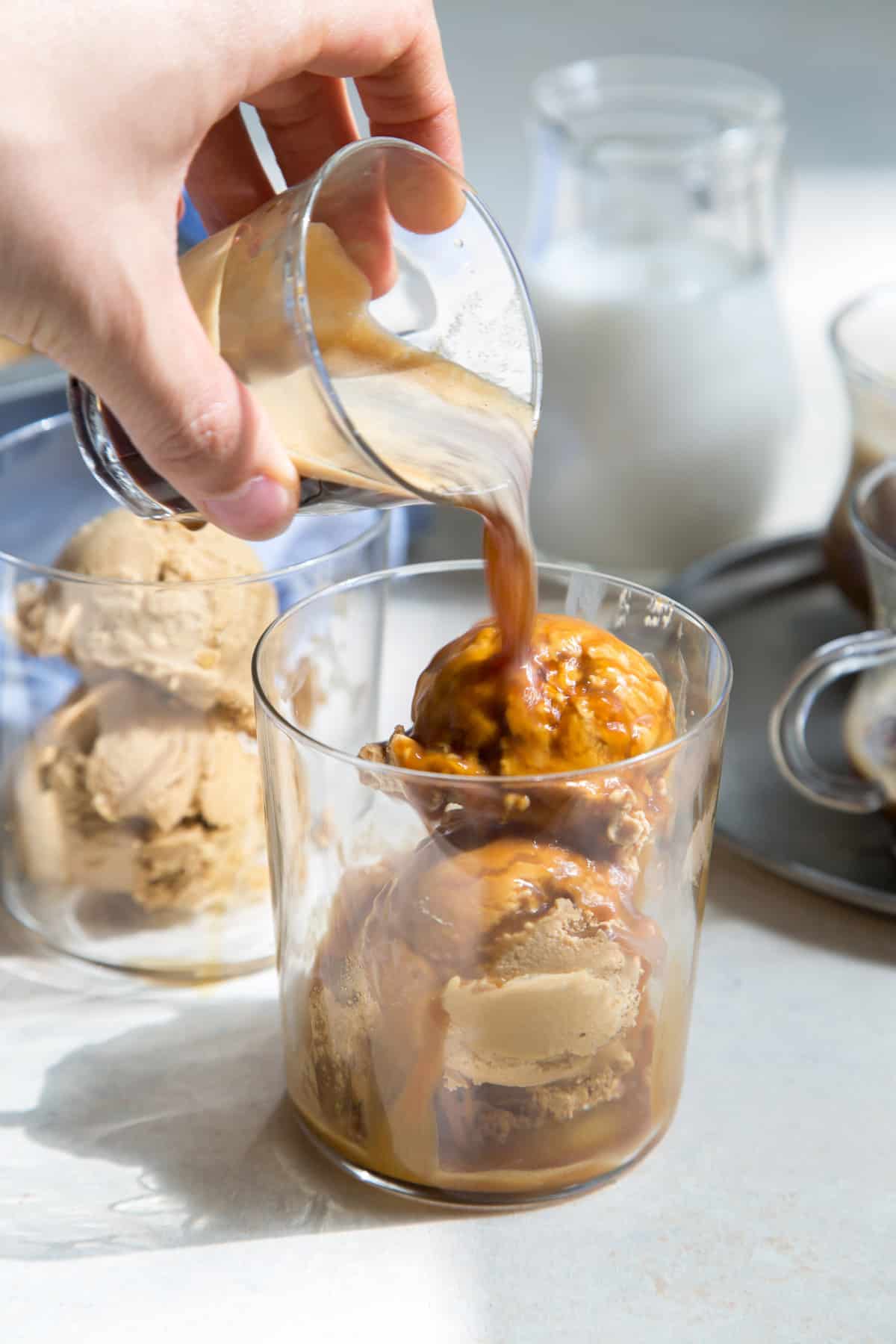 Espresso Dulce de Leche Affogato