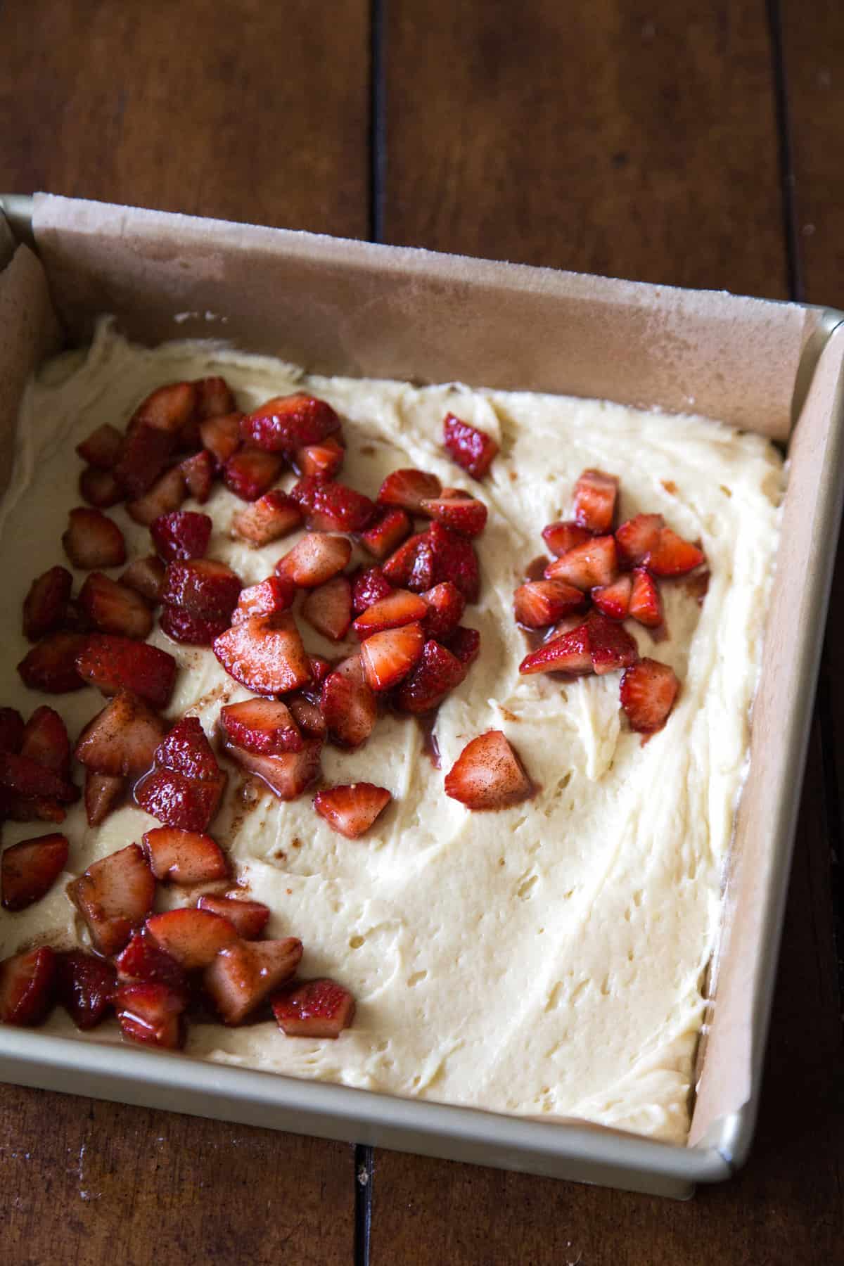 Strawberry Crumb Cake