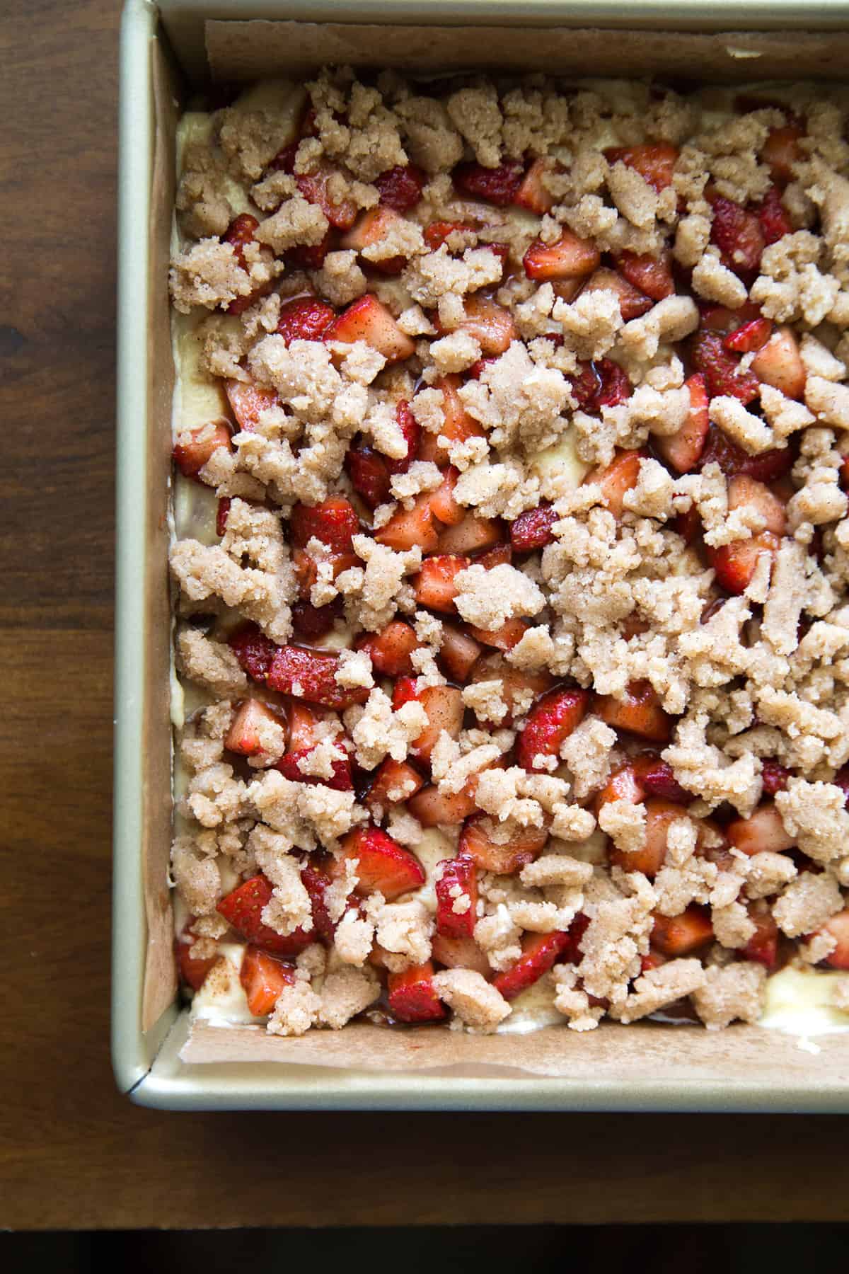 Strawberry Crumb Cake