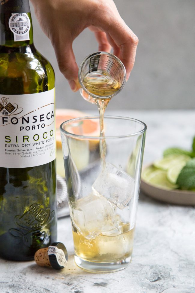 Summer White Port Cocktail (with grapefruit) The Little Epicurean