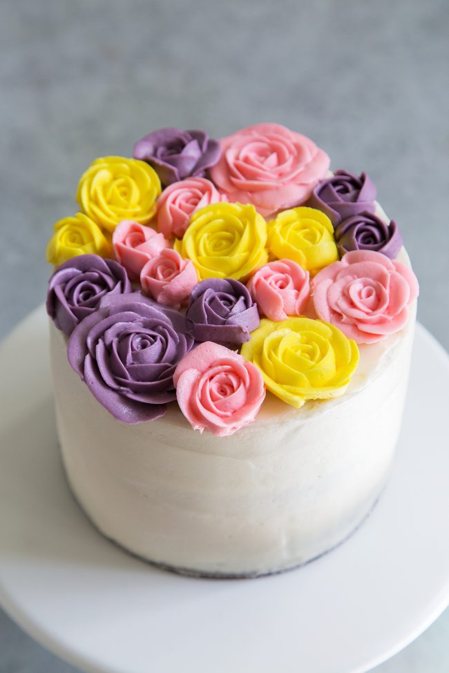 Buttercream Flowers Cake