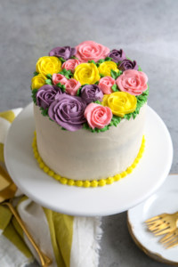 Buttercream Flowers Cake