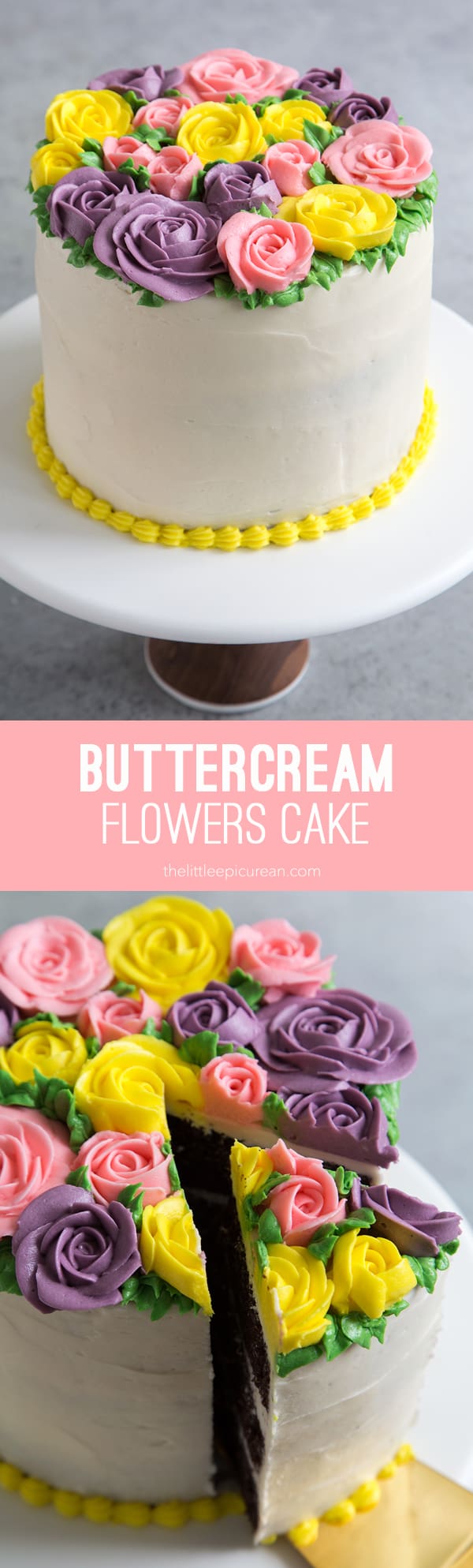 Buttercream Flowers Cake