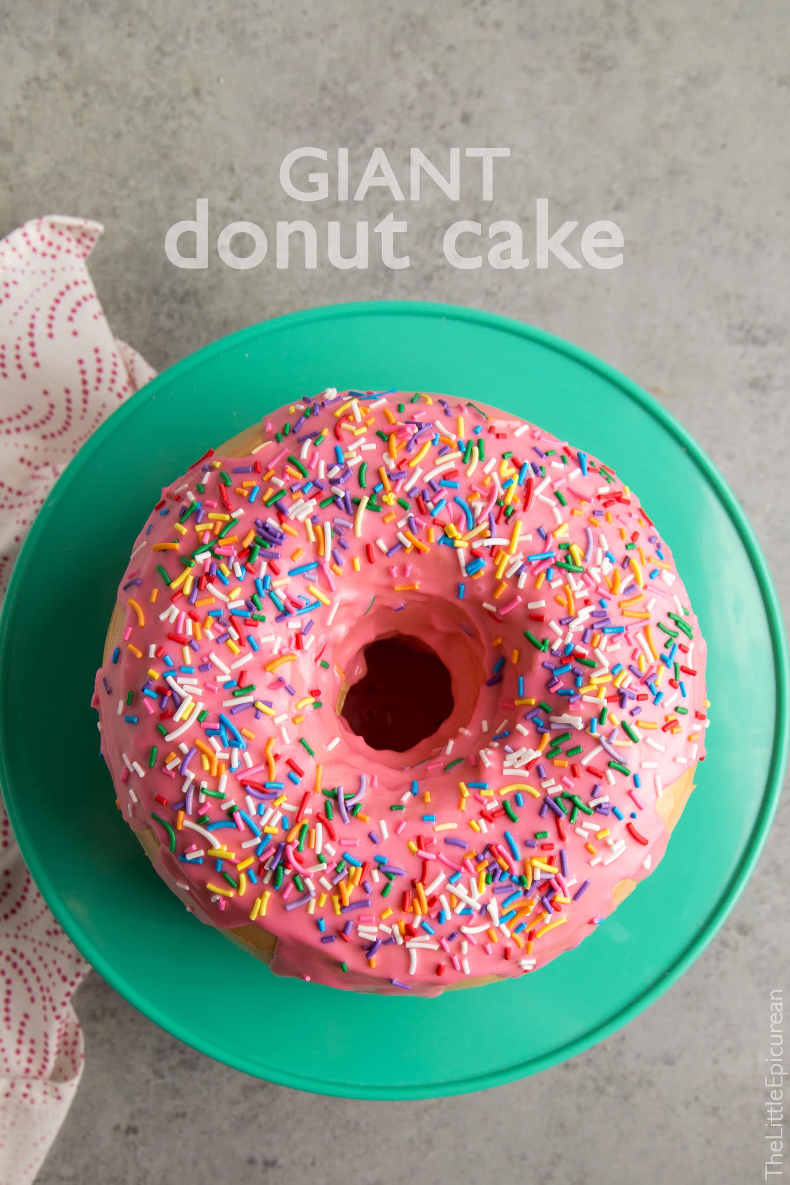 Giant Donut Cake