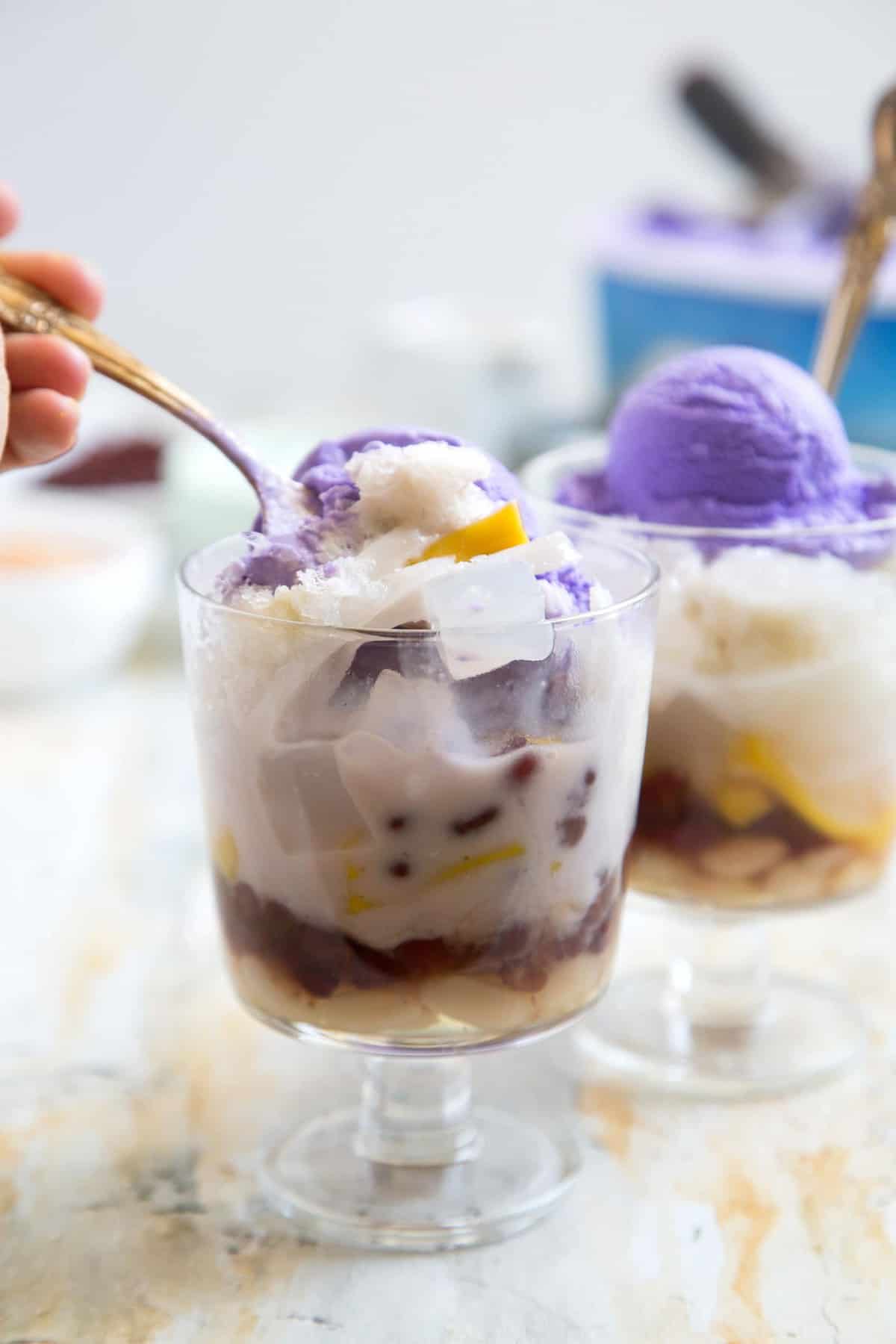 Halo-Halo (Filipino Shaved Ice Sundae)