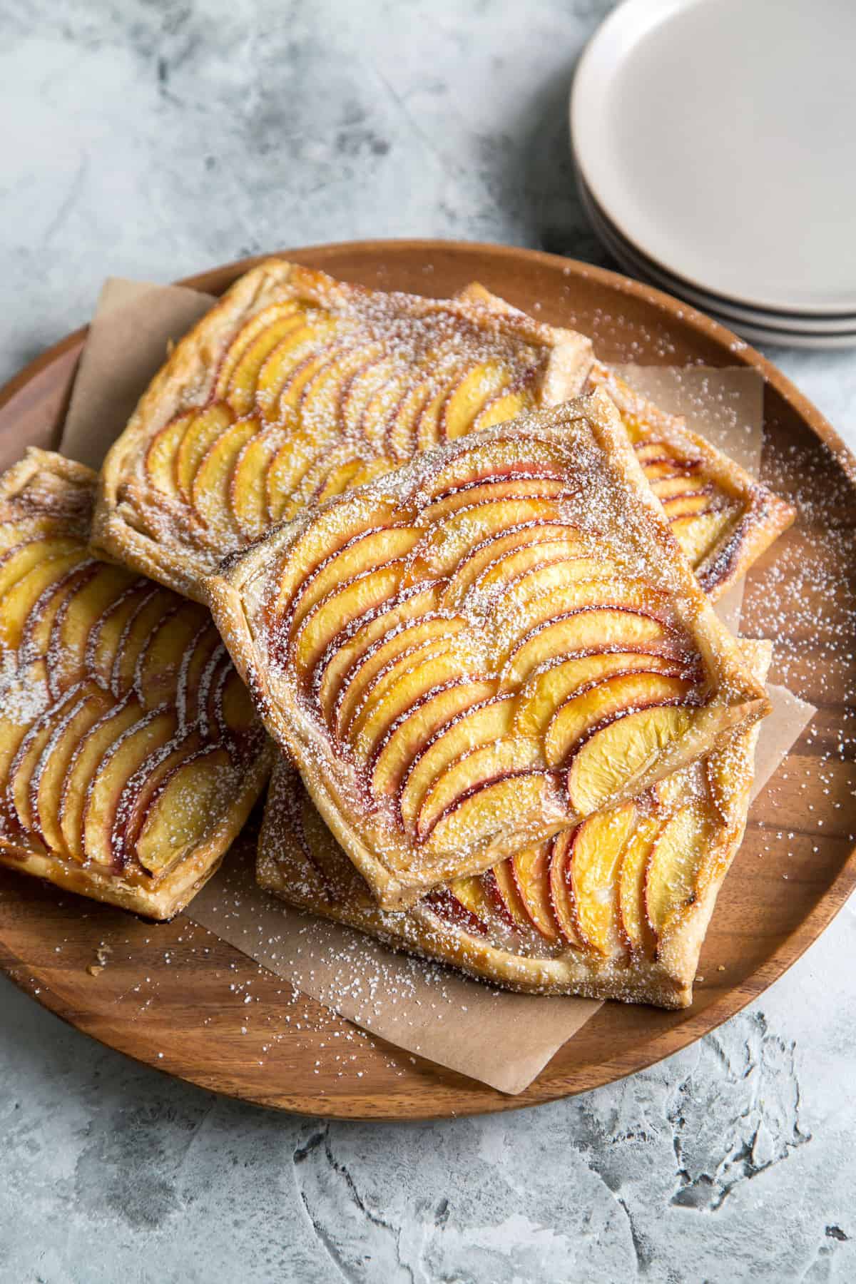 Nectarine Puff Pastry with Vanilla Bean Cream Cheese