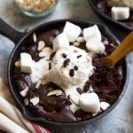 Skillet Rocky Road Brownie