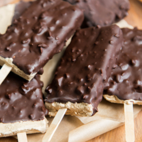 Almond Mocha Ice Cream Bars